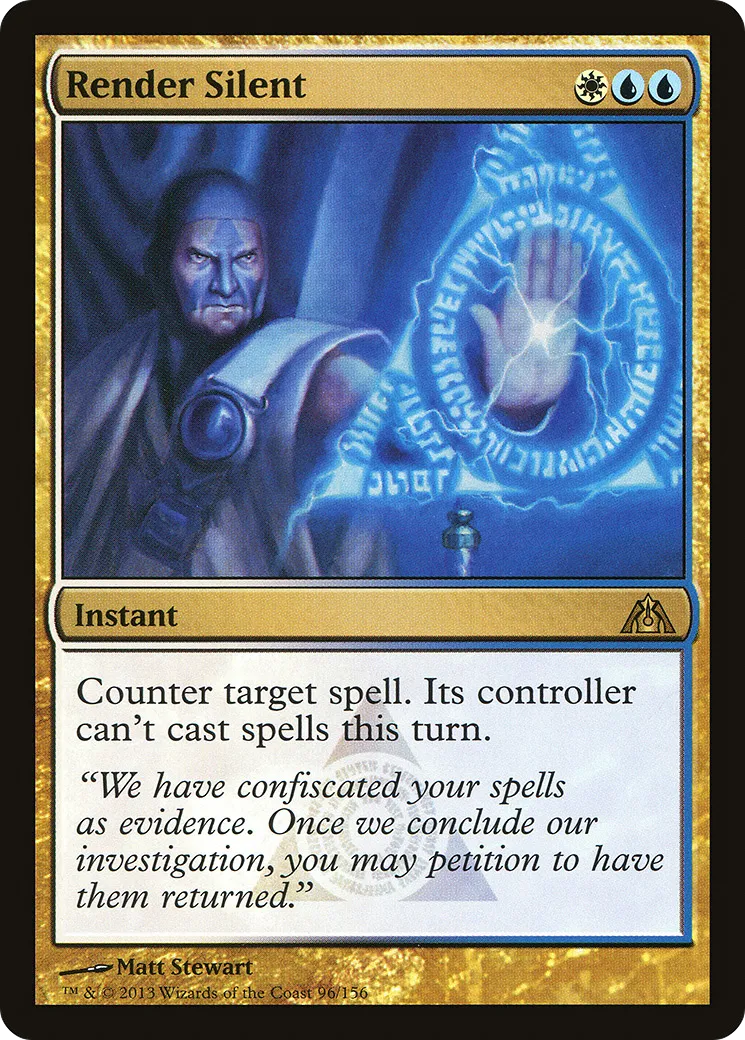Render Silent from Dragon's Maze - Magic: The Gathering