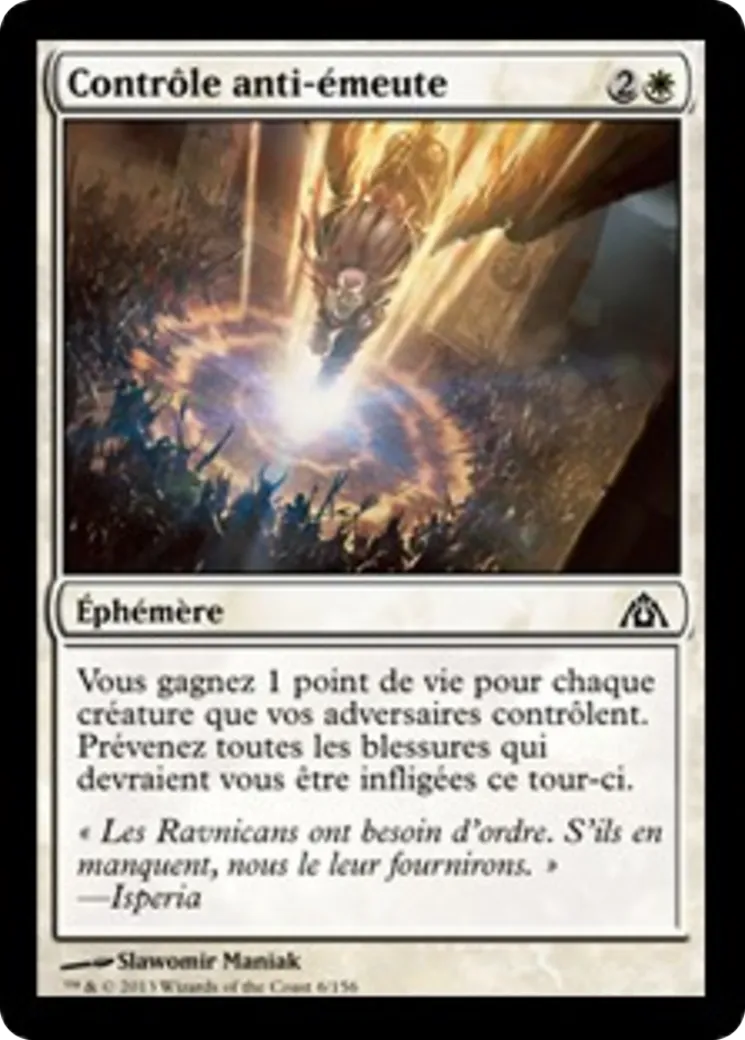 Contrôle anti-émeute — Dragon's Maze — Magic: The Gathering