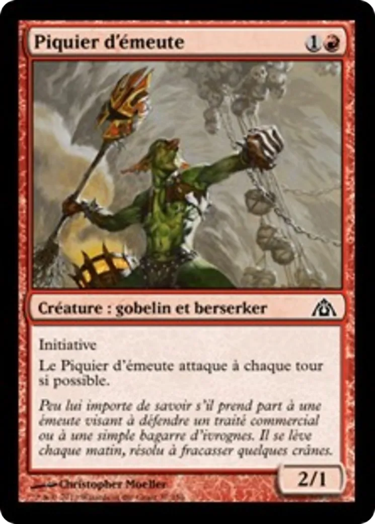 Piquier d'émeute — Dragon's Maze — Magic: The Gathering