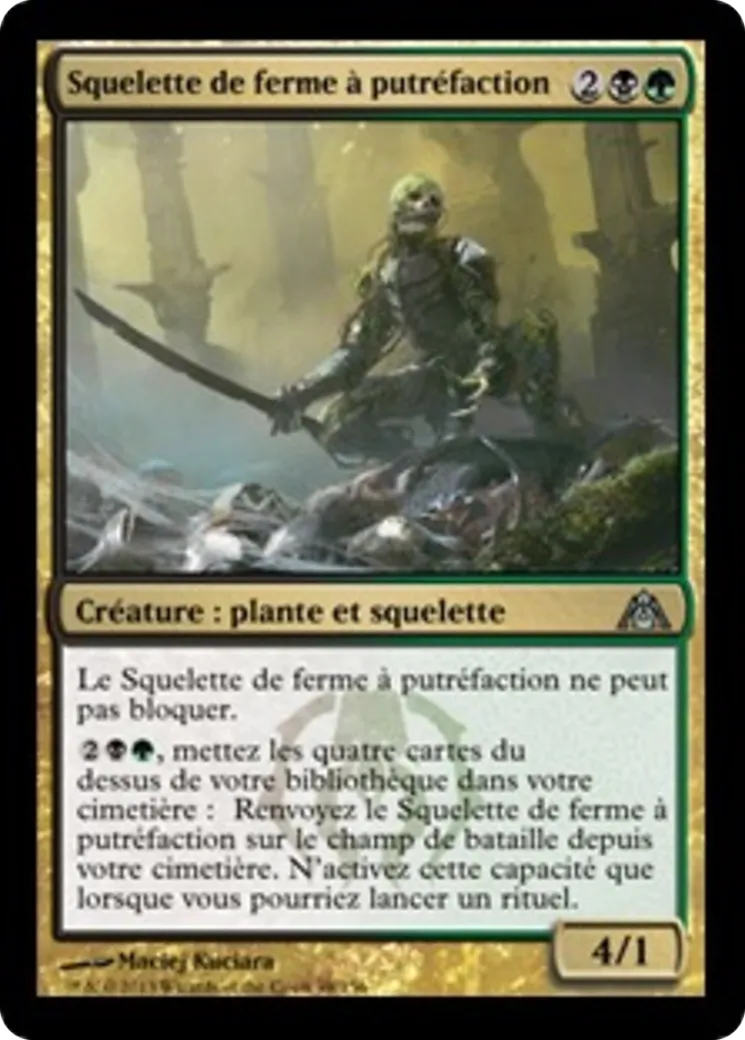 Squelette de ferme à putréfaction — Dragon's Maze — Magic: The Gathering