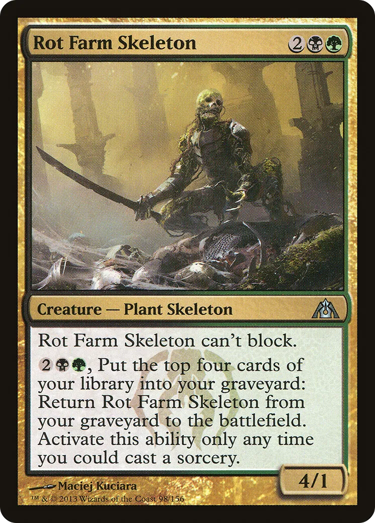 Rot Farm Skeleton — Dragon's Maze — Magic: The Gathering