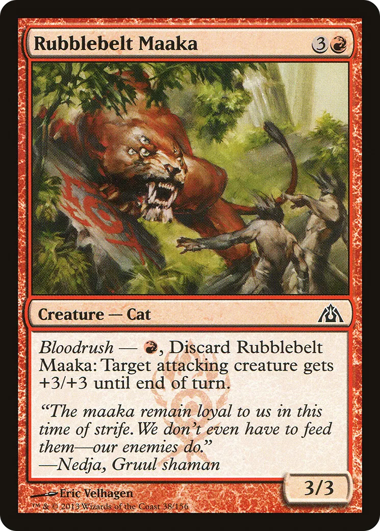 Rubblebelt Maaka — Dragon's Maze — Magic: The Gathering