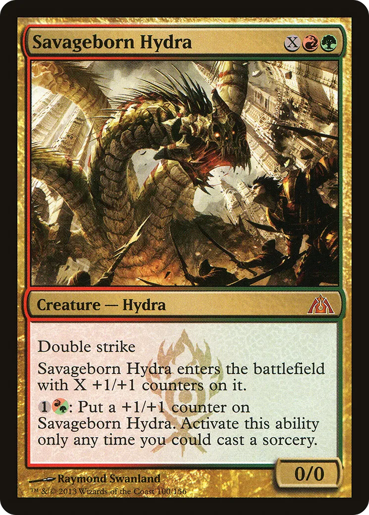 Hydre née de la sauvagerie — Dragon's Maze — Magic: The Gathering