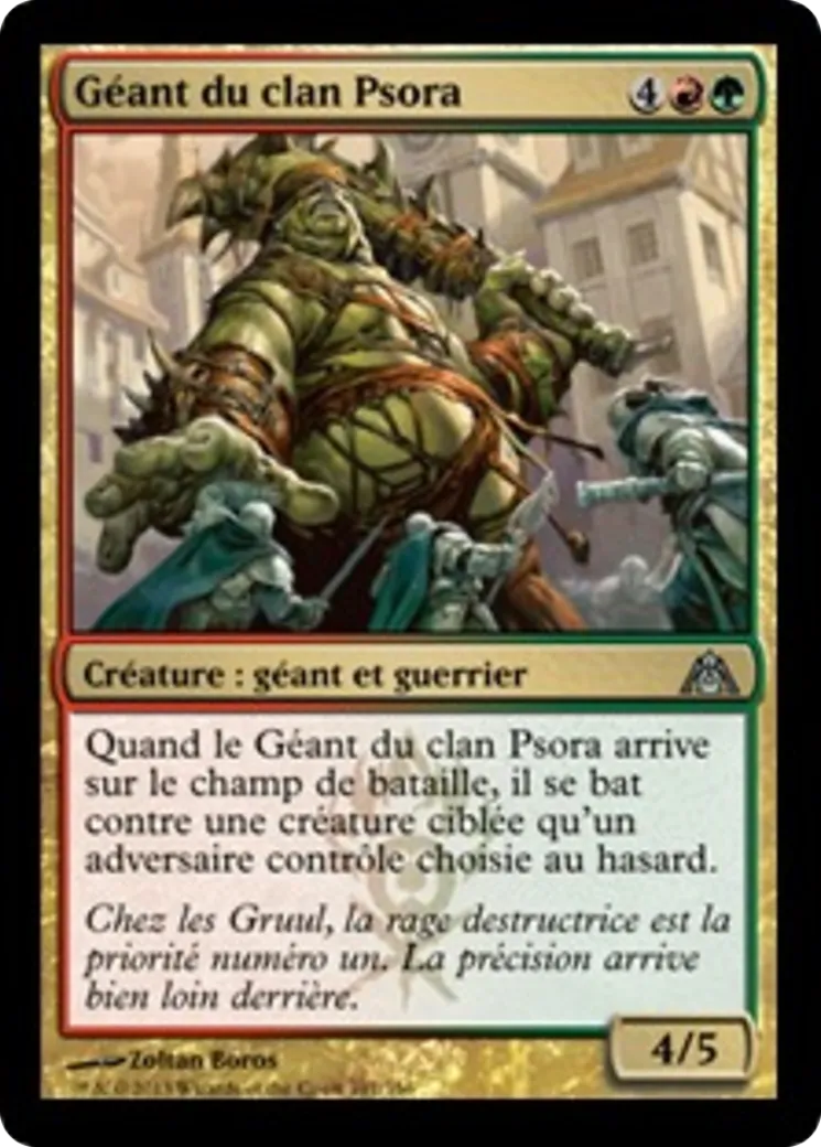 Géant du clan Psora — Dragon's Maze — Magic: The Gathering