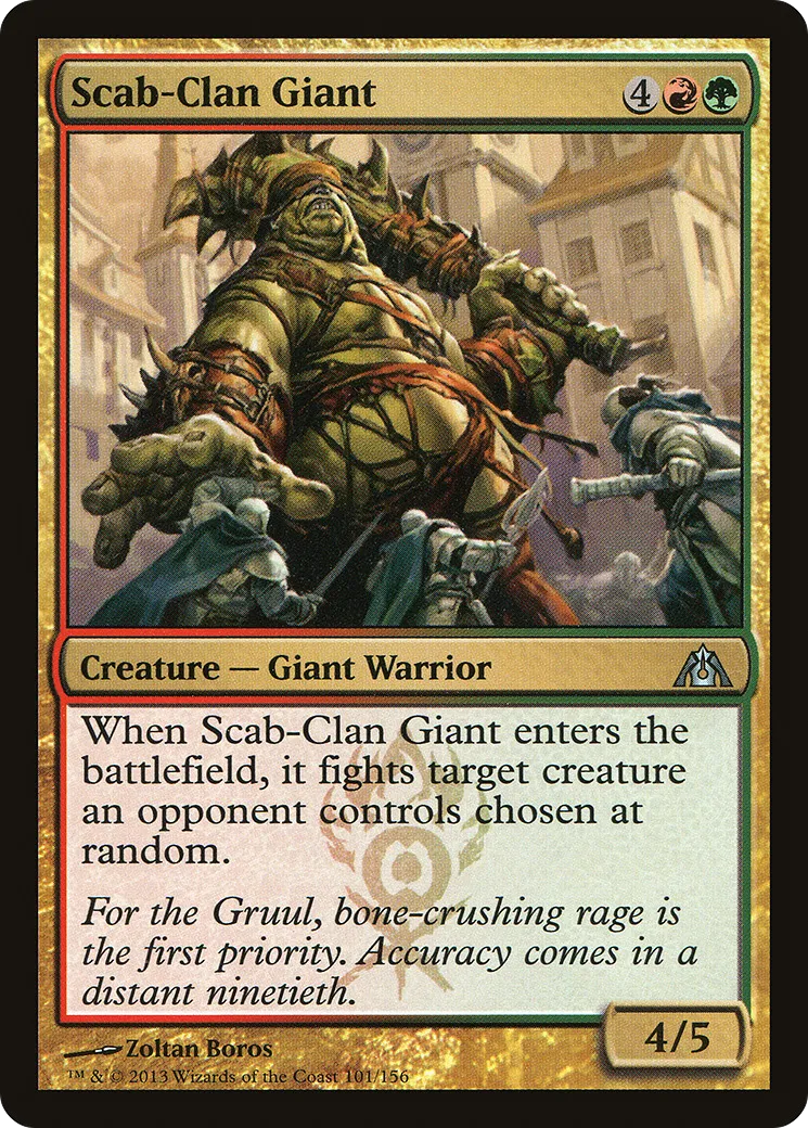 Géant du clan Psora — Dragon's Maze — Magic: The Gathering