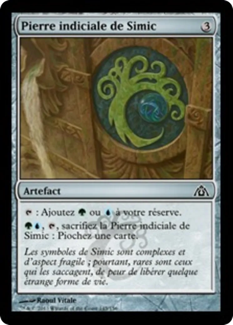 Pierre indiciale de Simic — Dragon's Maze — Magic: The Gathering