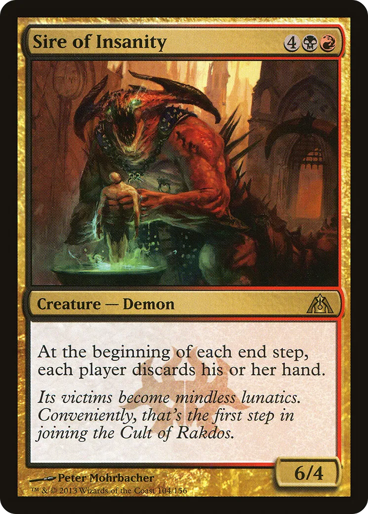 Sire of Insanity from Dragon's Maze - Magic: The Gathering