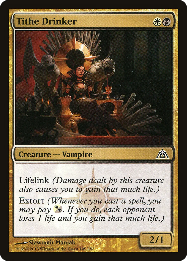 Buveuse de dîme — Dragon's Maze — Magic: The Gathering