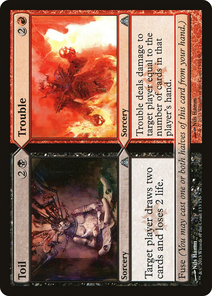 Toil // Trouble — Dragon's Maze — Magic: The Gathering
