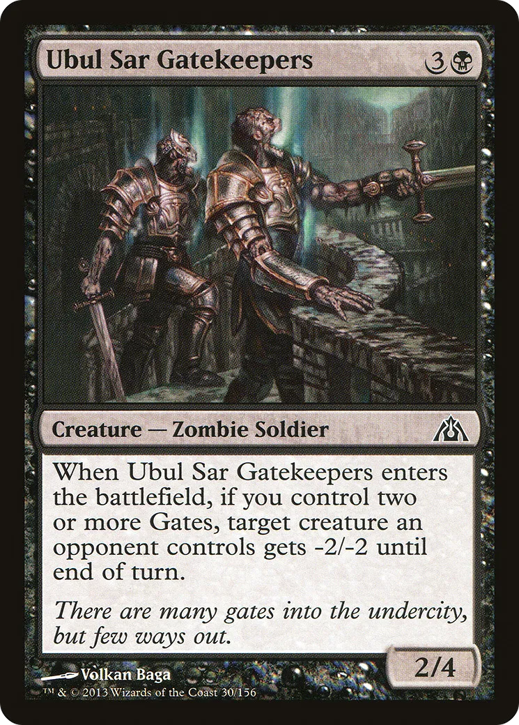 Ubul Sar Gatekeepers — Dragon's Maze — Magic: The Gathering