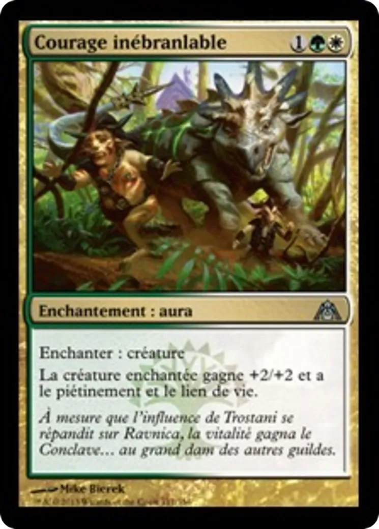 Courage inébranlable — Dragon's Maze — Magic: The Gathering