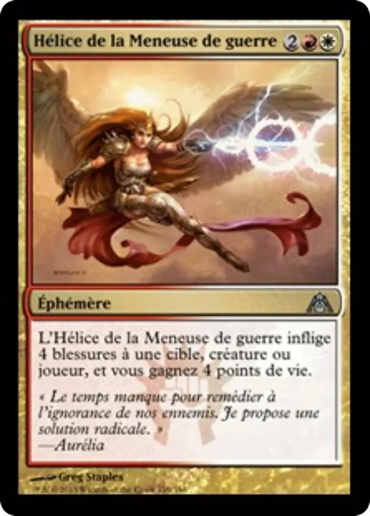 Hélice de la Meneuse de guerre — Dragon's Maze — Magic: The Gathering
