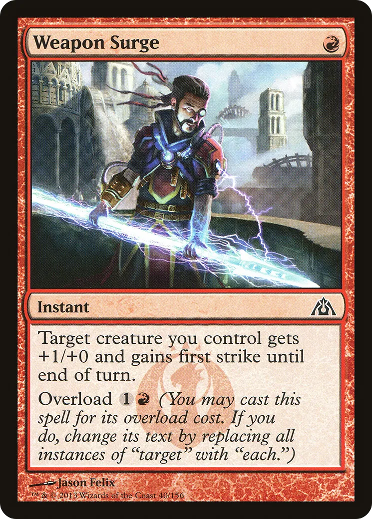 Weapon Surge — Dragon's Maze — Magic: The Gathering