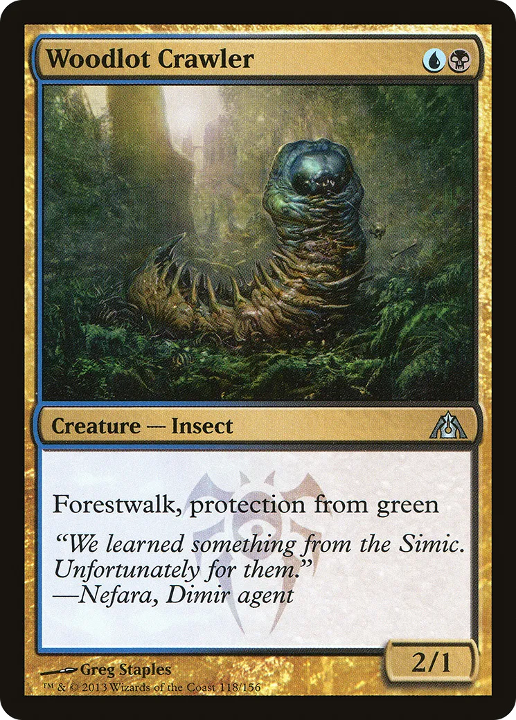 Woodlot Crawler — Dragon's Maze — Magic: The Gathering