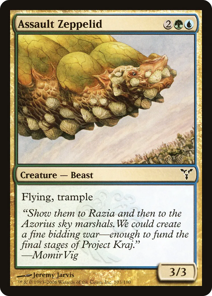 Assault Zeppelid — Dissension — Magic: The Gathering