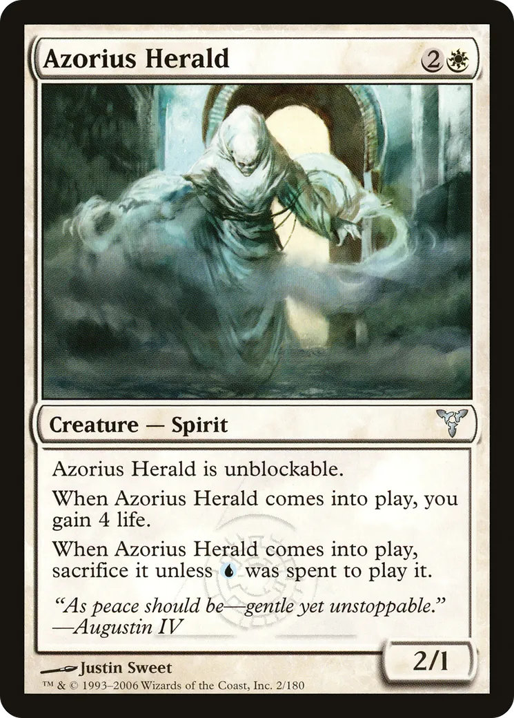 Azorius Herald — Dissension — Magic: The Gathering