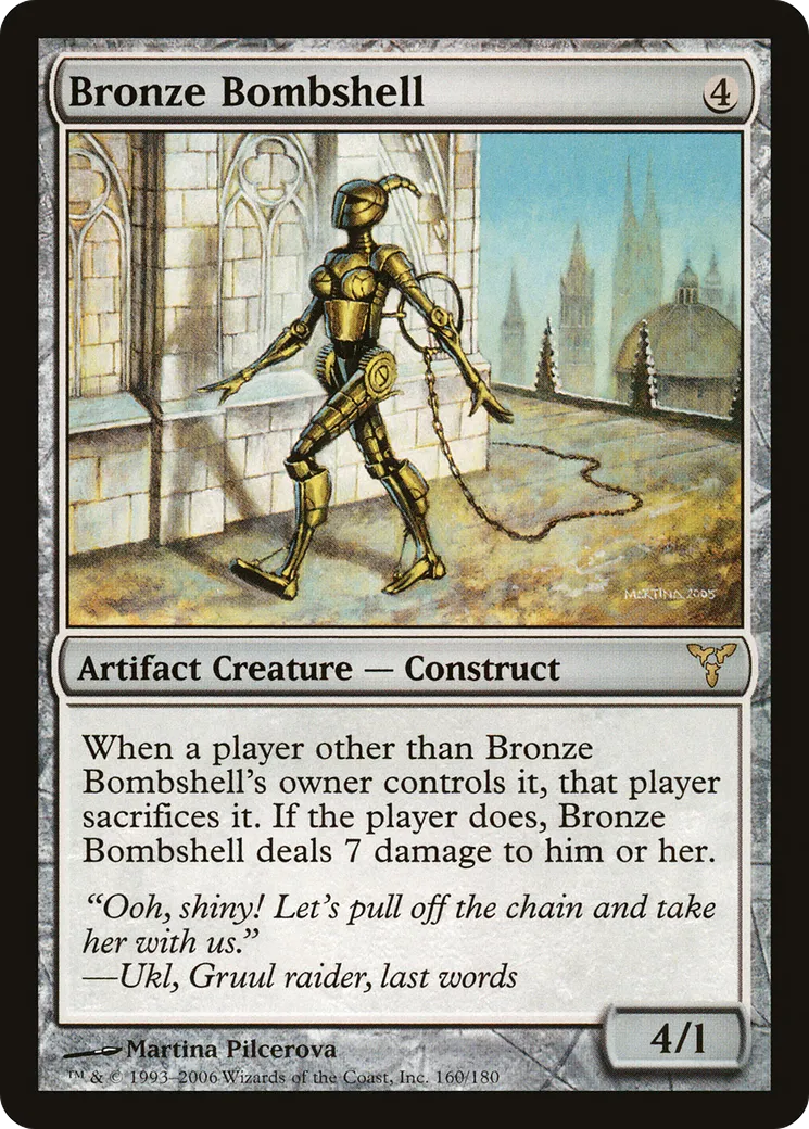 Bronze Bombshell — Dissension — Magic: The Gathering