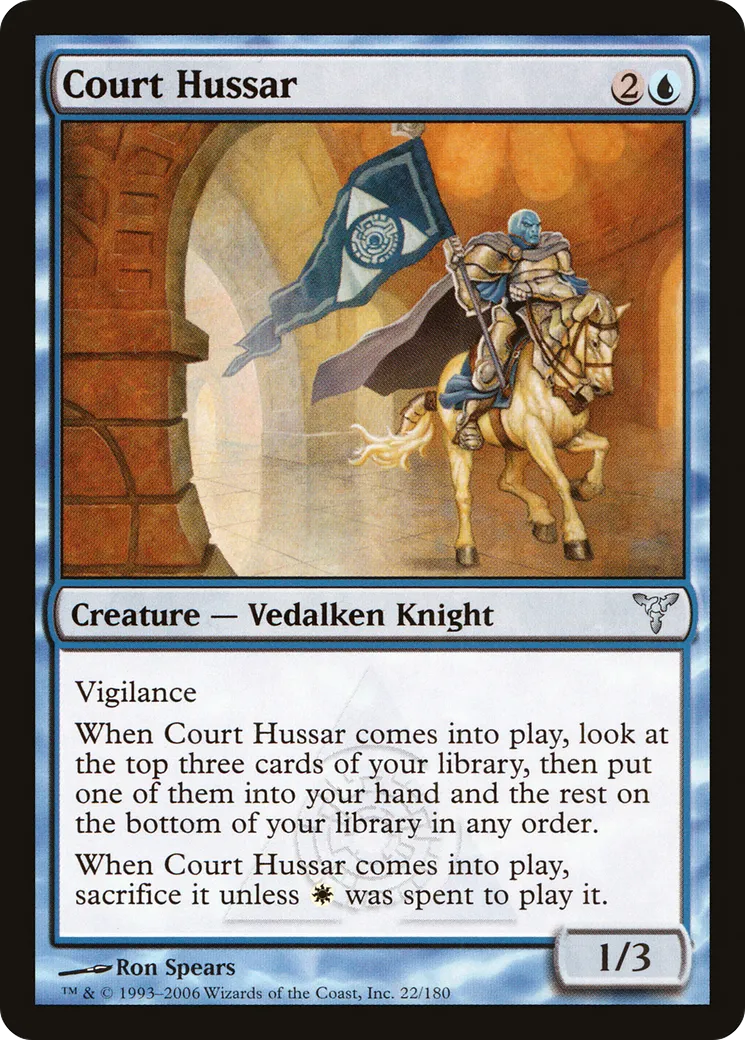 Court Hussar — Dissension — Magic: The Gathering