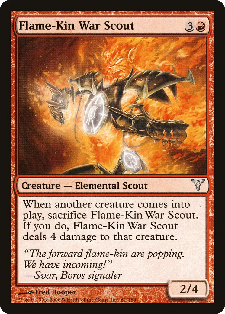 Flame-Kin War Scout — Dissension — Magic: The Gathering