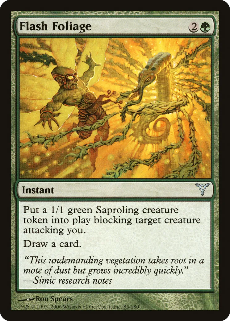 Flash Foliage — Dissension — Magic: The Gathering
