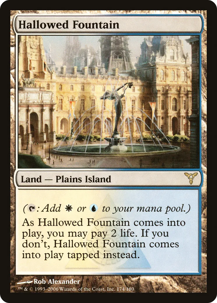 Hallowed Fountain — Dissension — Magic: The Gathering