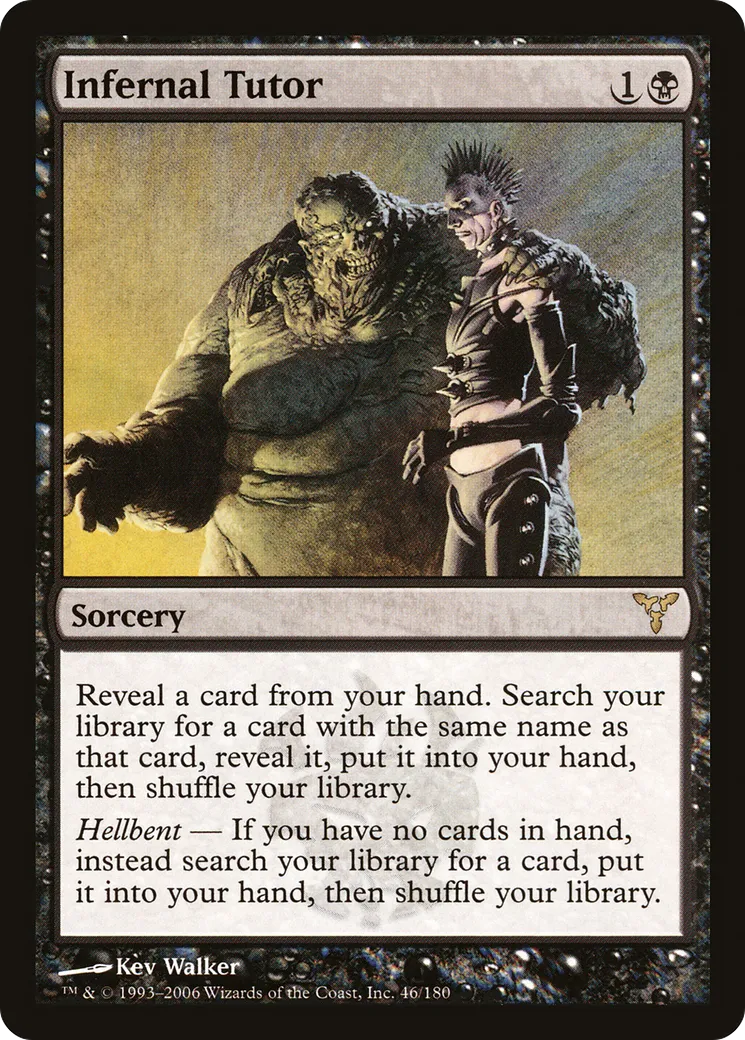 Infernal Tutor — Dissension — Magic: The Gathering