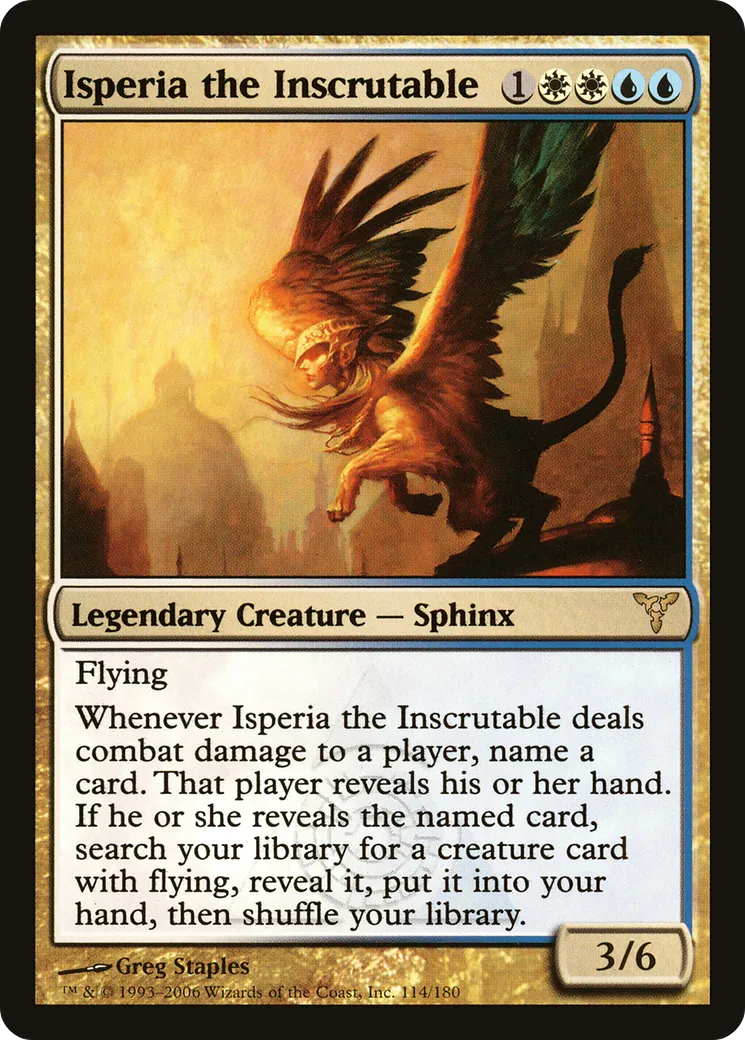 Isperia l'impénétrable — Dissension — Magic: The Gathering