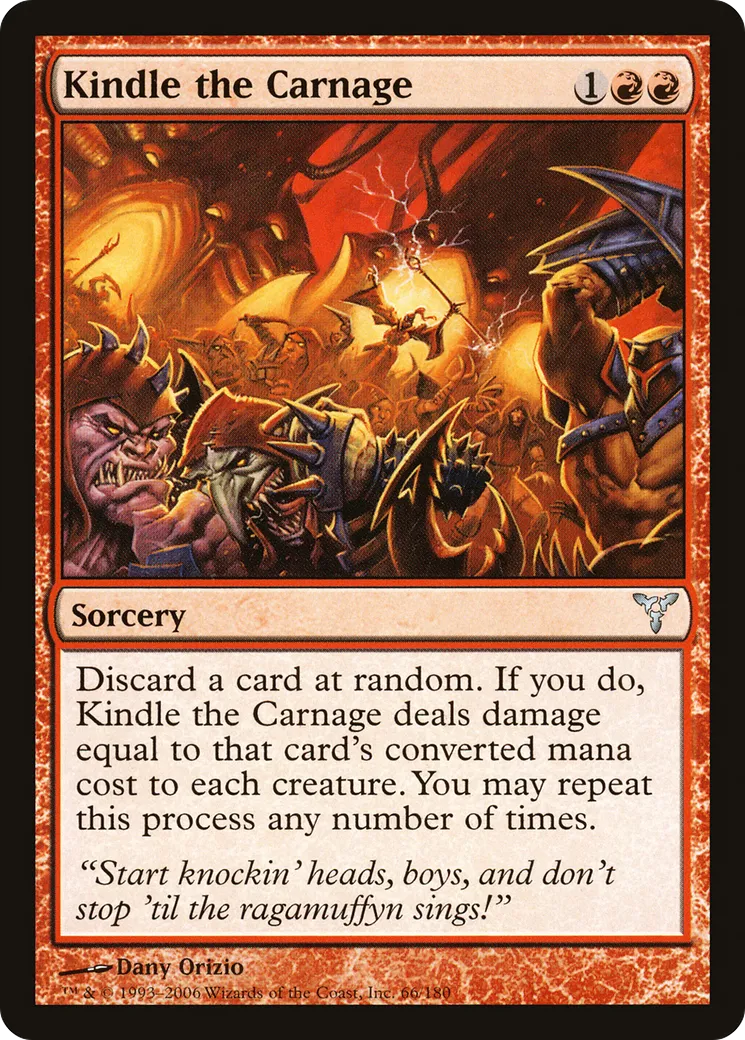 Kindle the Carnage — Dissension — Magic: The Gathering