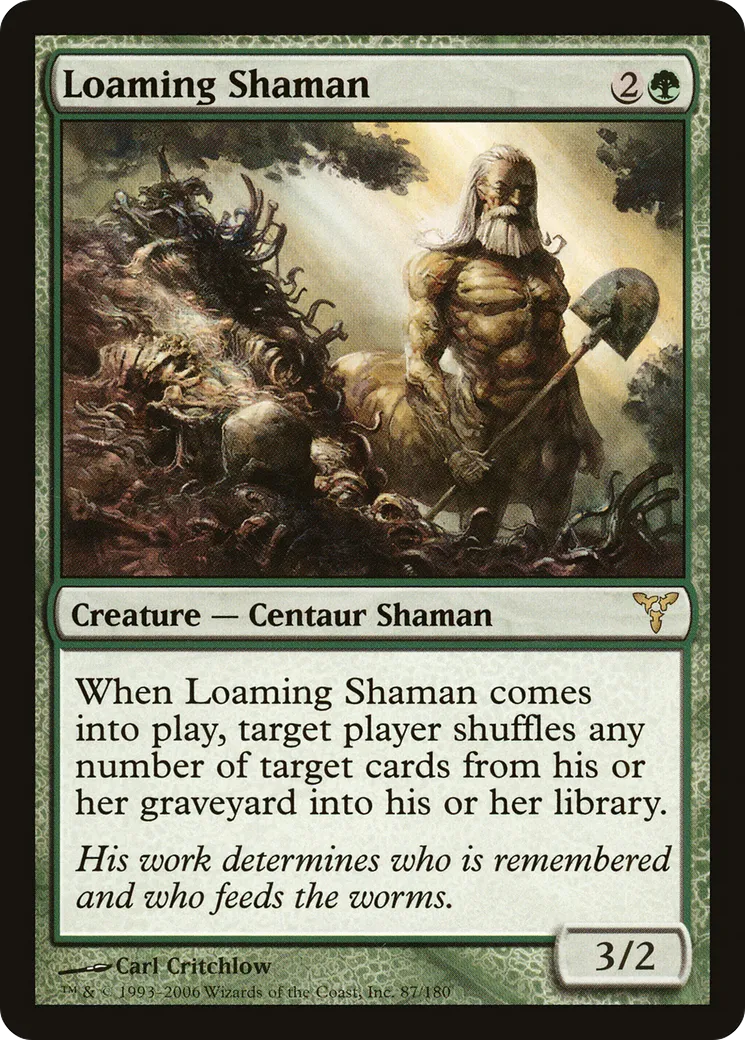 Loaming Shaman — Dissension — Magic: The Gathering