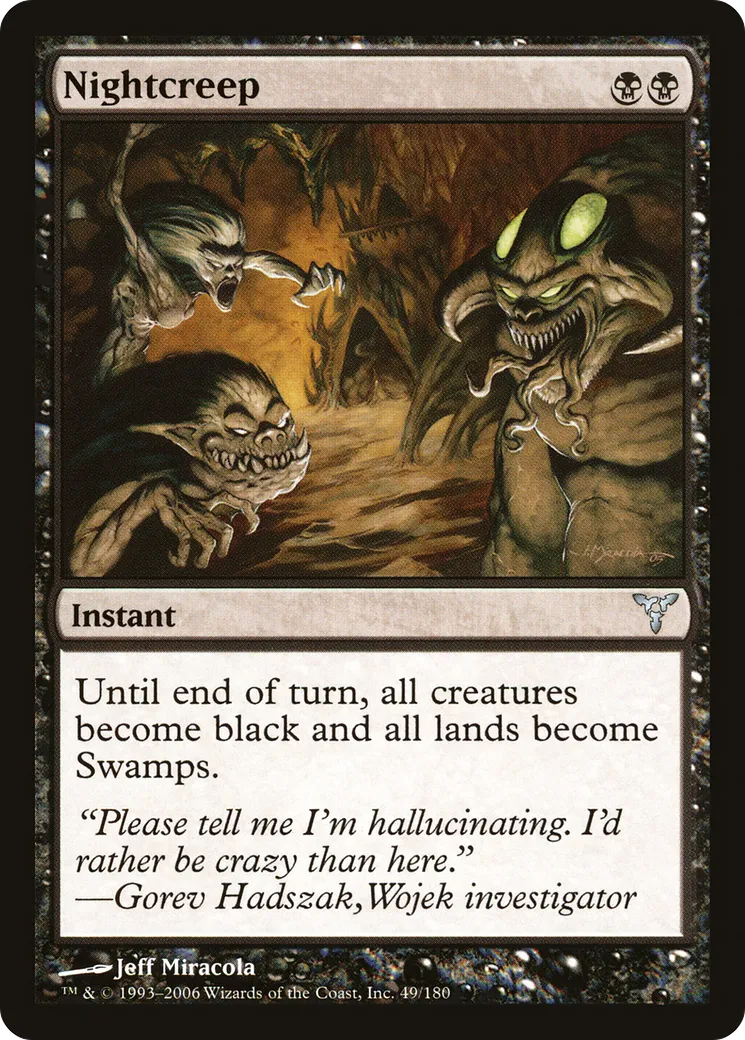 Nightcreep — Dissension — Magic: The Gathering