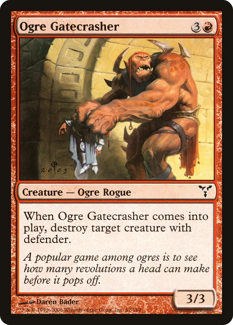 Ogre Gatecrasher — Dissension — Magic: The Gathering