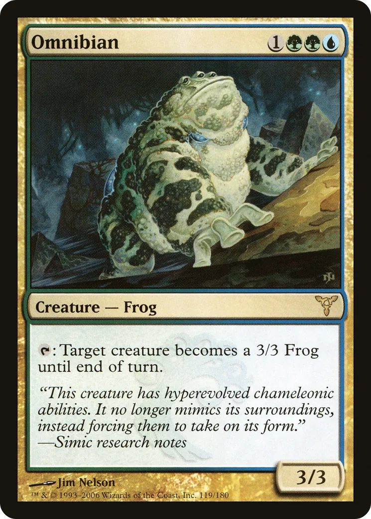 Omnibian — Dissension — Magic: The Gathering