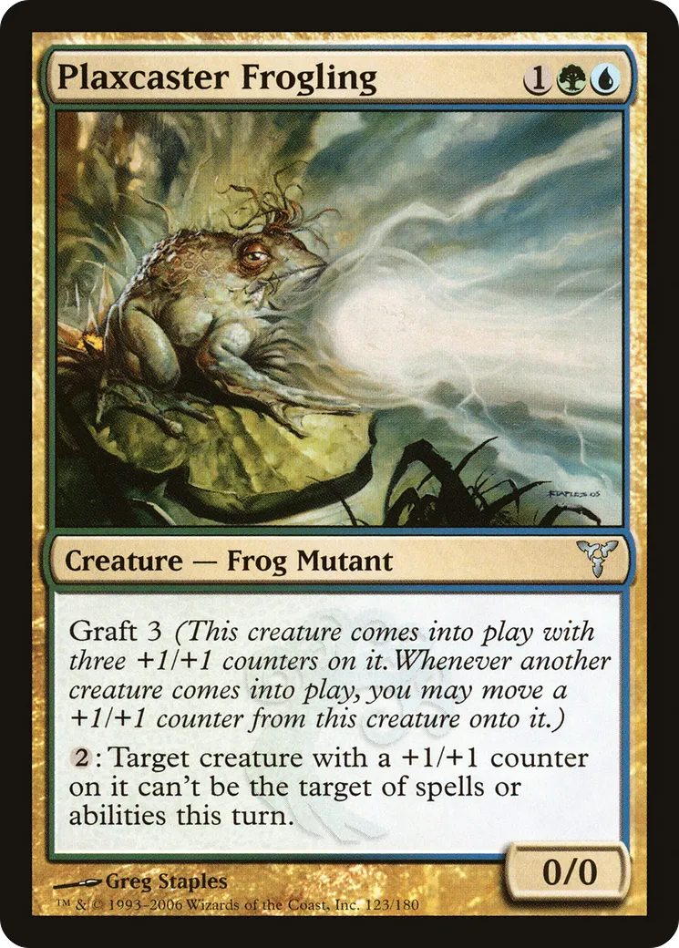 Plaxcaster Frogling — Dissension — Magic: The Gathering