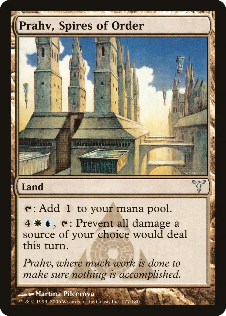 Prahv, les tours de l'Ordre — Dissension — Magic: The Gathering
