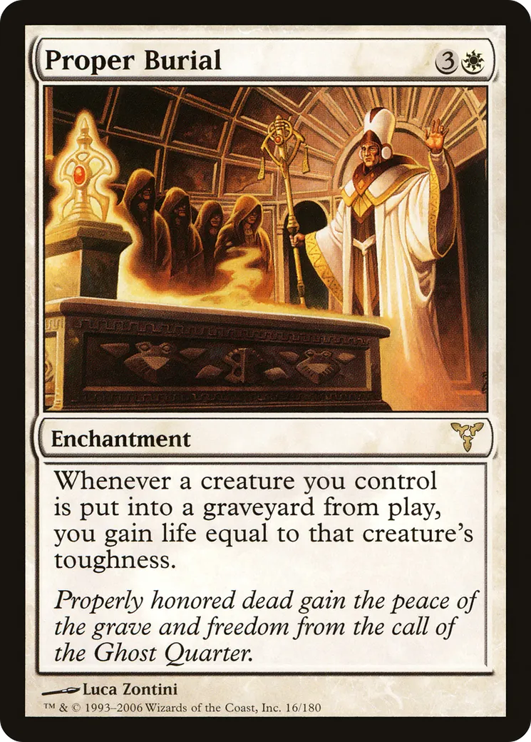 Proper Burial — Dissension — Magic: The Gathering