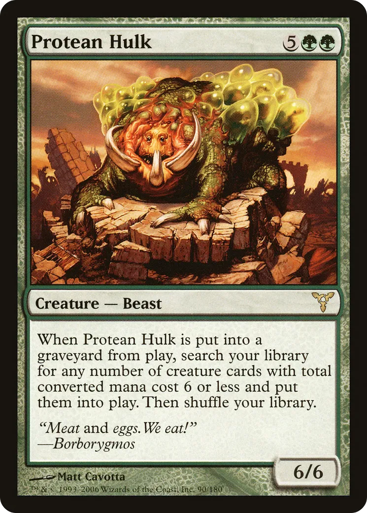 Protean Hulk — Dissension — Magic: The Gathering