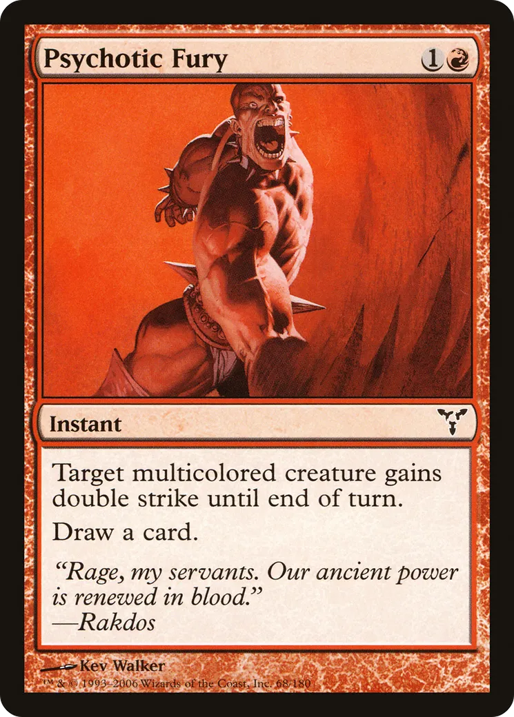 Psychotic Fury — Dissension — Magic: The Gathering