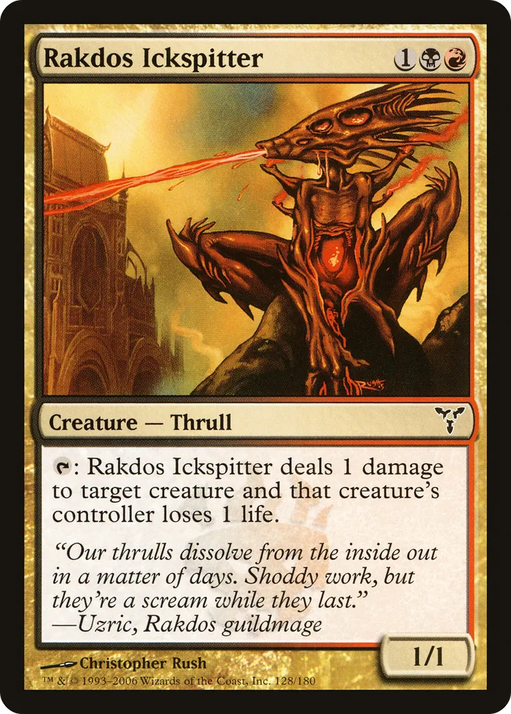 Rakdos Ickspitter — Dissension — Magic: The Gathering