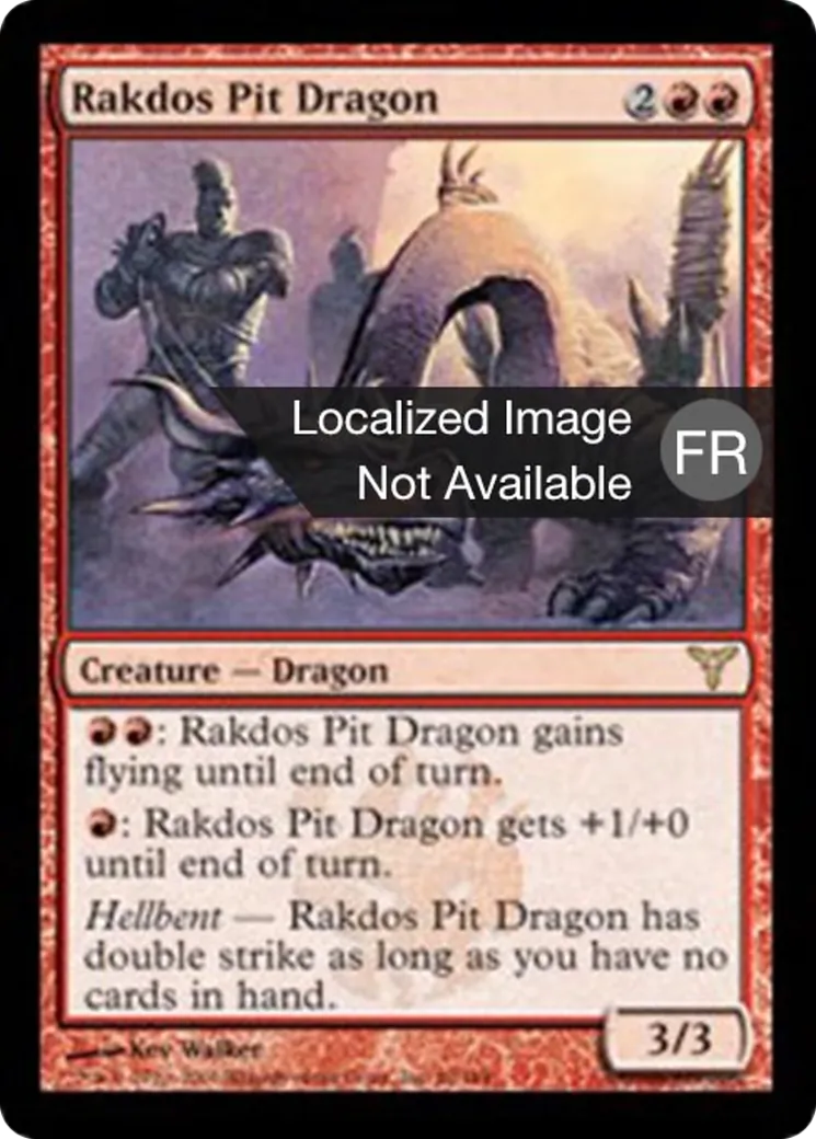 Dragon des fosses de Rakdos — Dissension — Magic: The Gathering