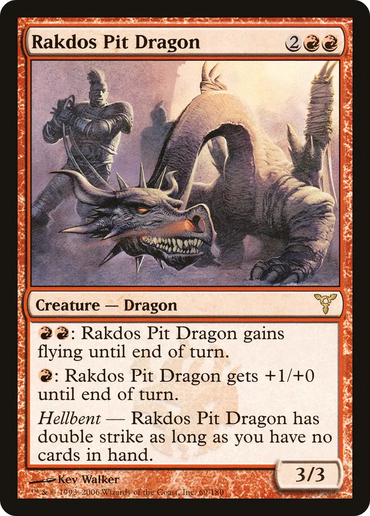 Rakdos Pit Dragon — Dissension — Magic: The Gathering