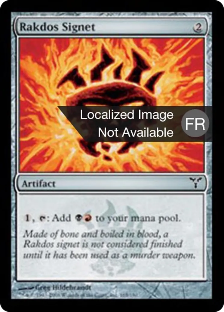 Cachet de Rakdos — Dissension — Magic: The Gathering