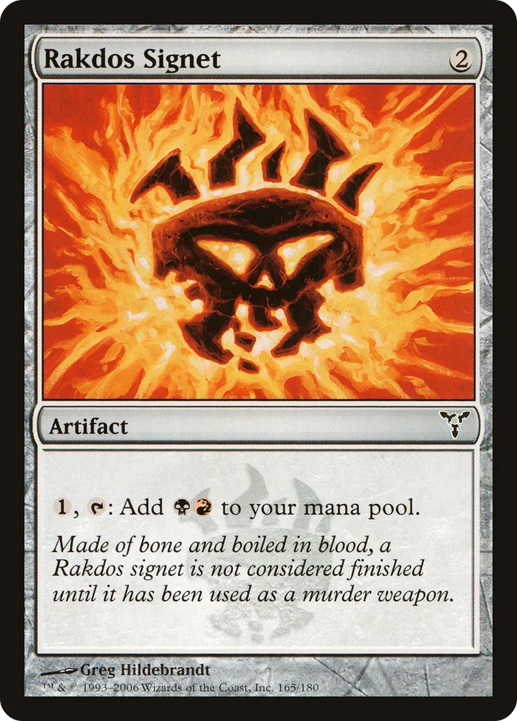 Rakdos Signet — Dissension — Magic: The Gathering