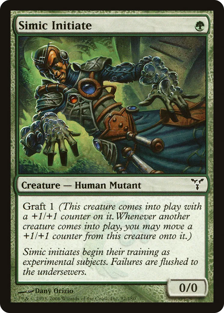 Simic Initiate — Dissension — Magic: The Gathering