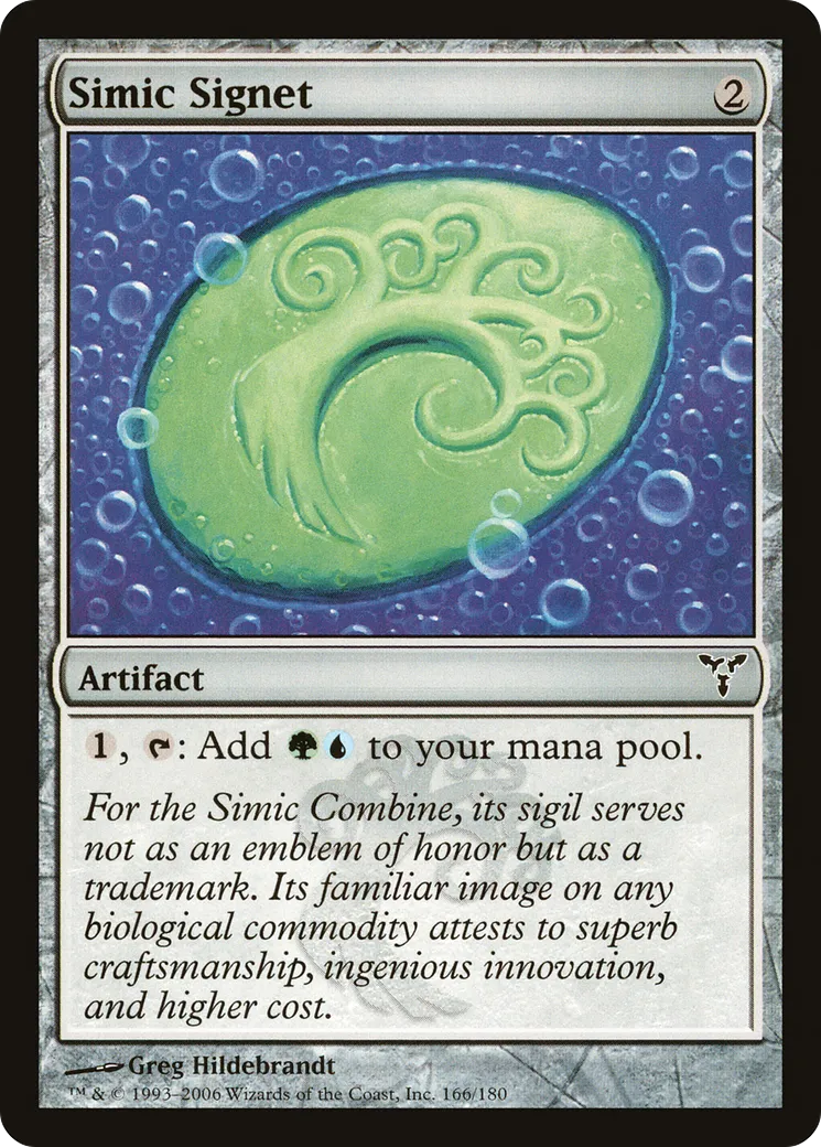 Cachet de Simic — Dissension — Magic: The Gathering