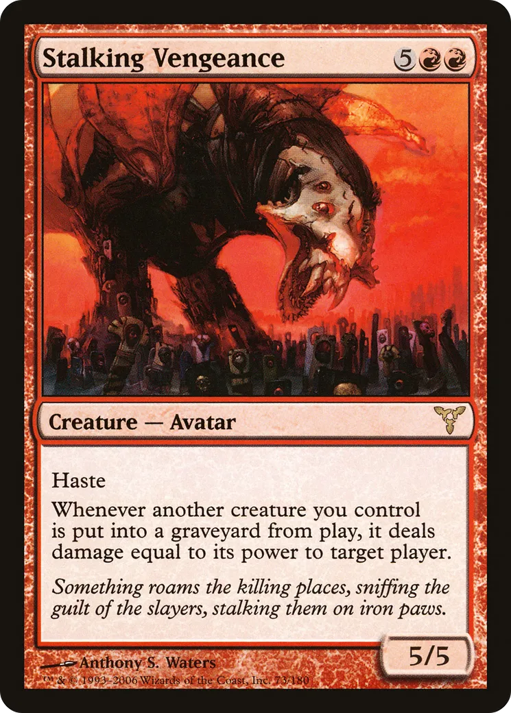 Vengeance en chasse — Dissension — Magic: The Gathering