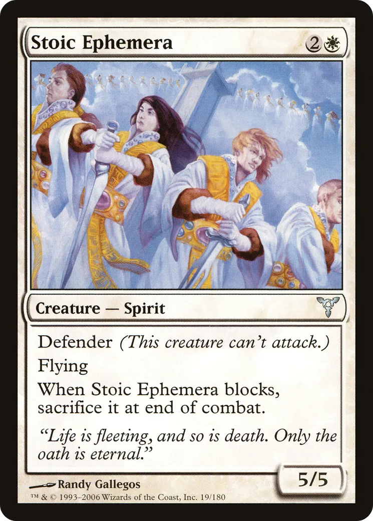 Stoic Ephemera — Dissension — Magic: The Gathering