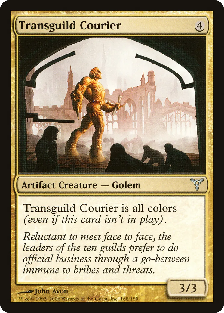 Transguild Courier — Dissension — Magic: The Gathering