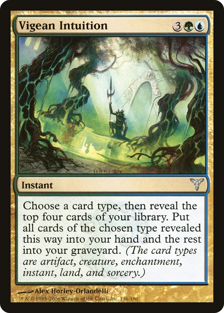 Intuition vigéenne — Dissension — Magic: The Gathering