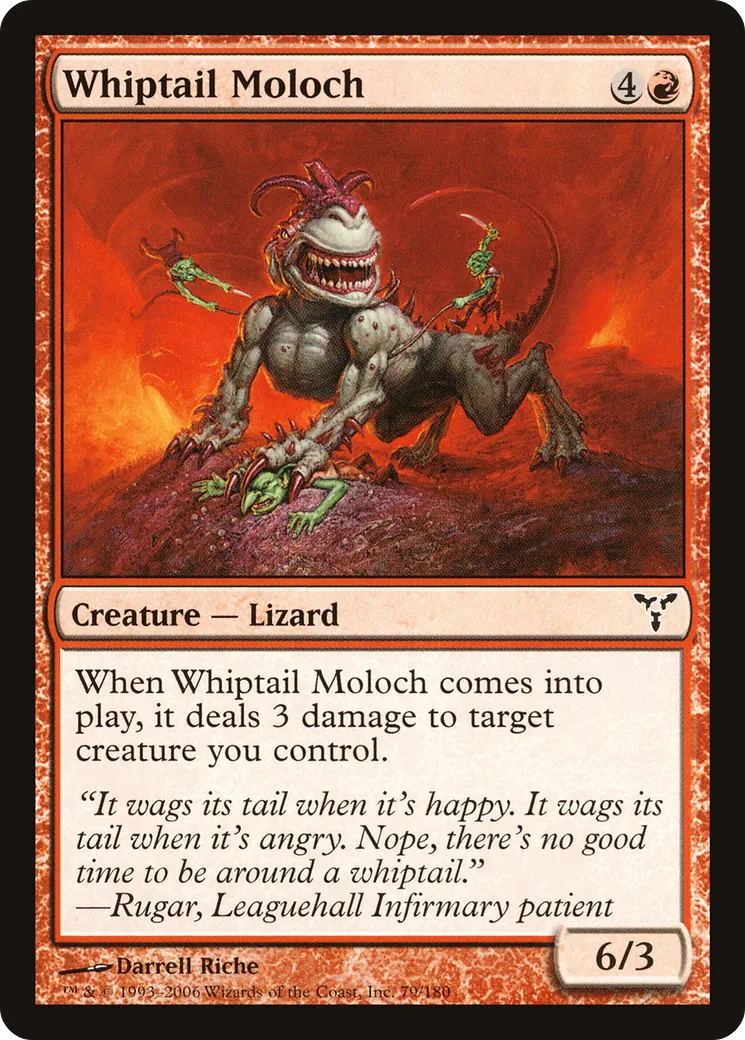 Whiptail Moloch — Dissension — Magic: The Gathering