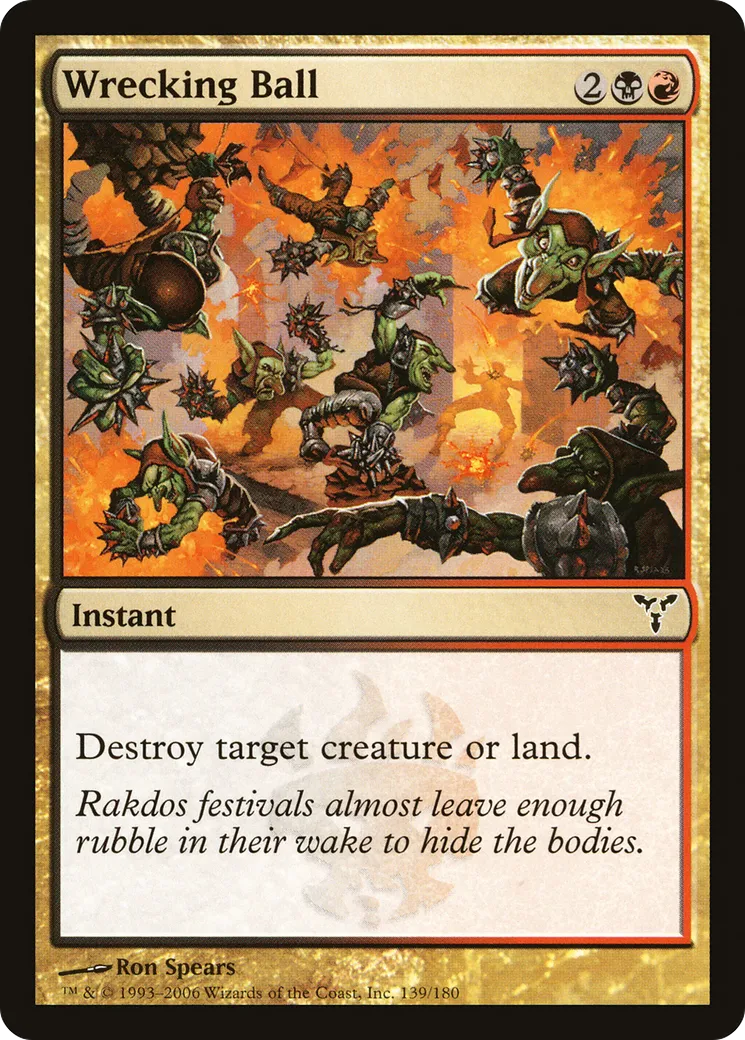 Wrecking Ball — Dissension — Magic: The Gathering